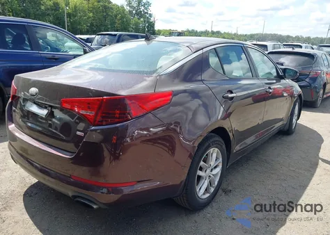 2013 Kia Optima Lx из США, поврежденный, VIN 5XXGM4A78DG197509